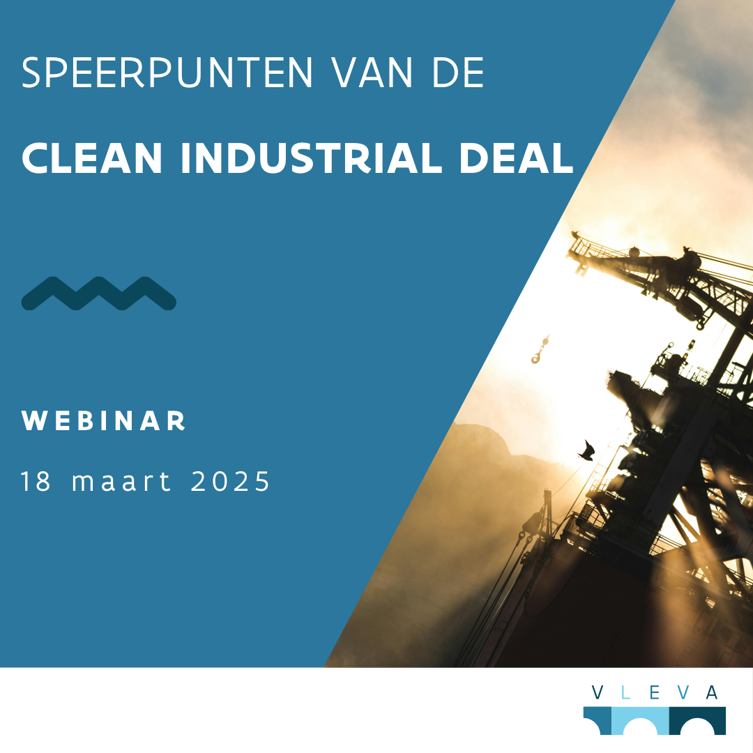 Webinar “Speerpunten van de Clean Industrial Deal”