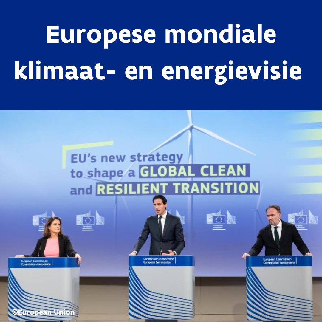 Europa onthult nieuwe mondiale klimaat- en energievisie