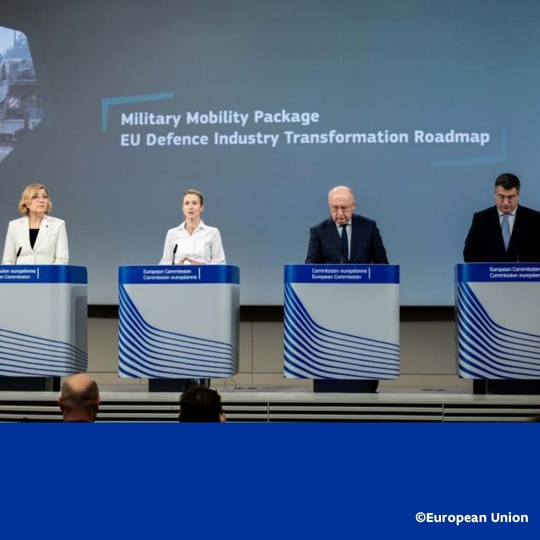 Pakket voor militaire mobiliteit & Routekaart voor transformatie van de defensie-industrie