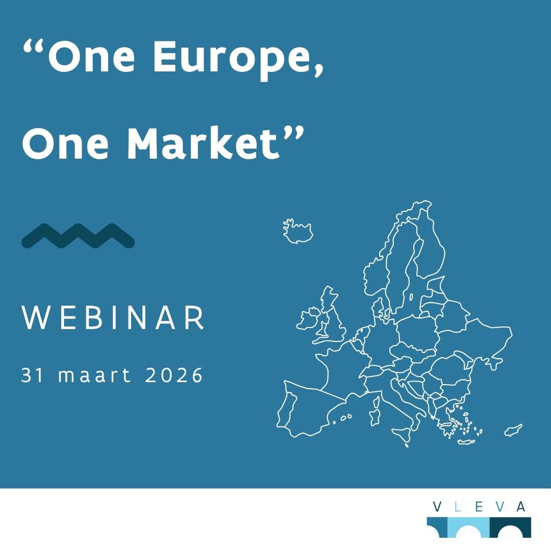 Webinar ‘One Europe, One Market’-agenda