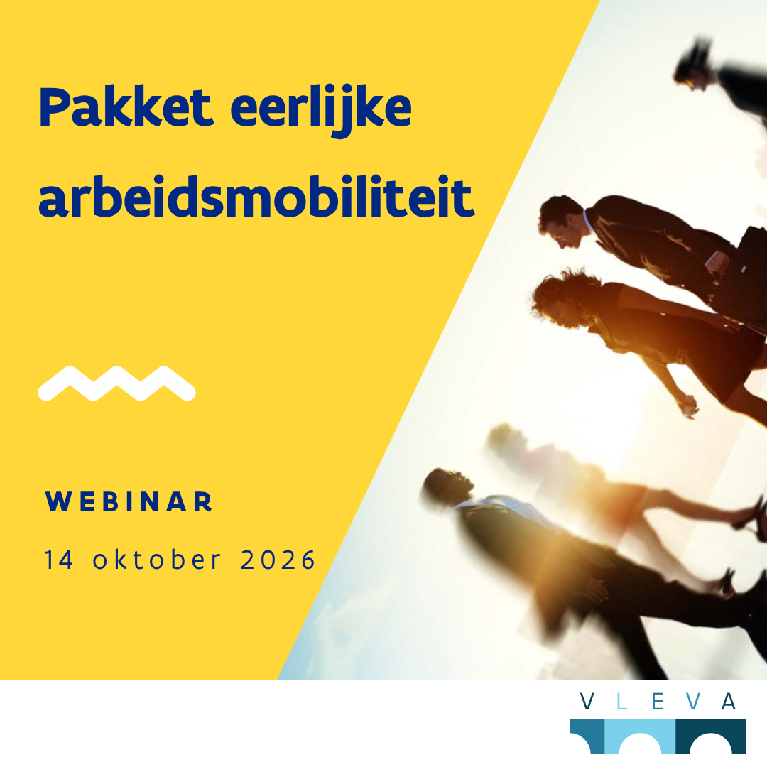 Webinar 'pakket eerlijke arbeidsmobiliteit'